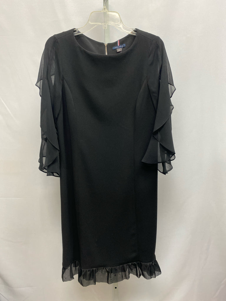 Size 10 Tommy Hilfiger Black 3/4 Sleeve Dress