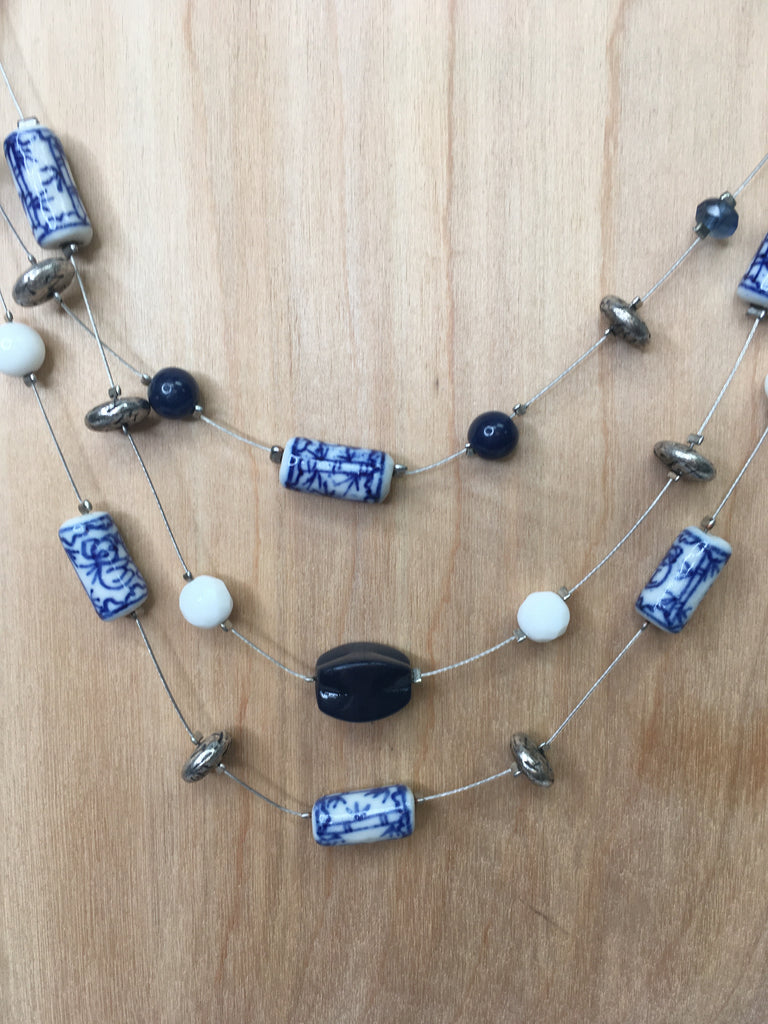 Chico's Blue/White Chico's Necklace