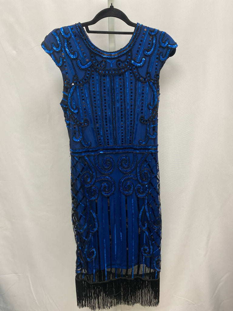 Size 10 Blue Sleeveless Dress