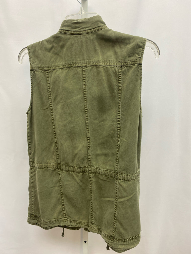 Lucky Brand Size Small Army Green Vest