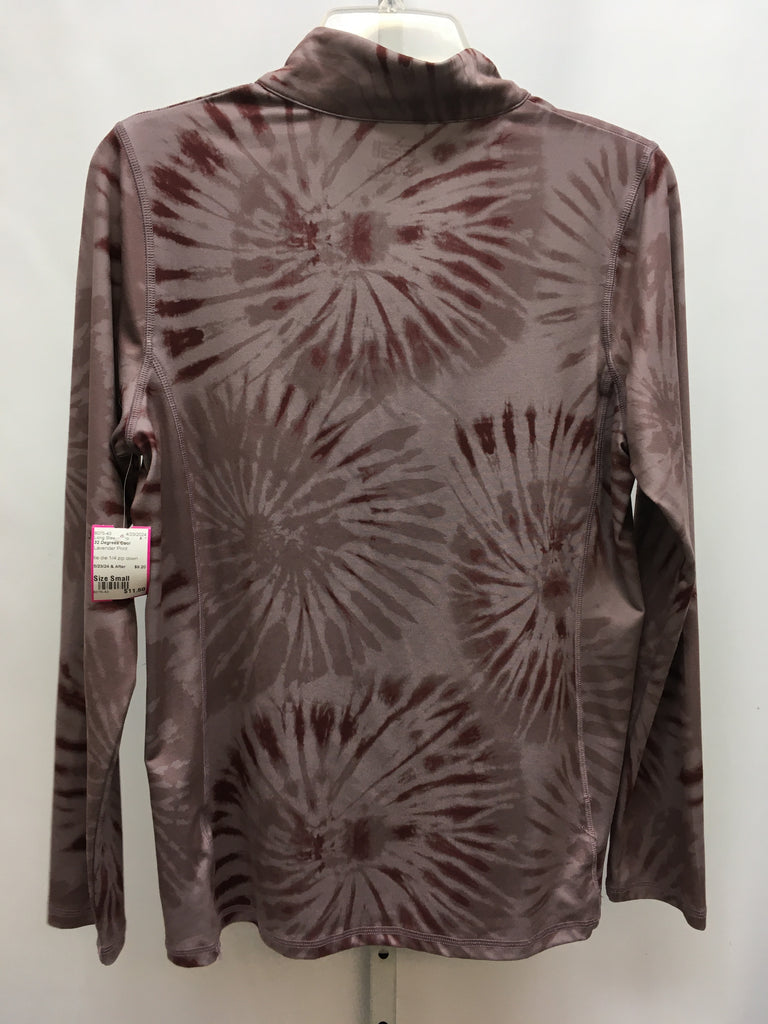 32 Degrees Cool Size Small Lavender Print Long Sleeve Top
