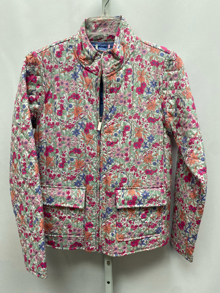 Bagatelle Size Small White Floral Jacket/Outerwear