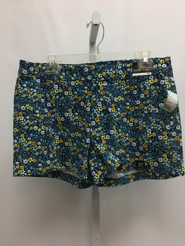 Ana Size 10 Blue Floral Shorts