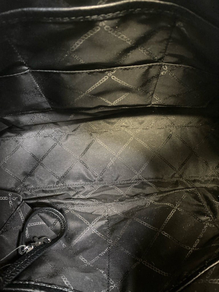 Michael Kors Gray/Black Designer Handbag