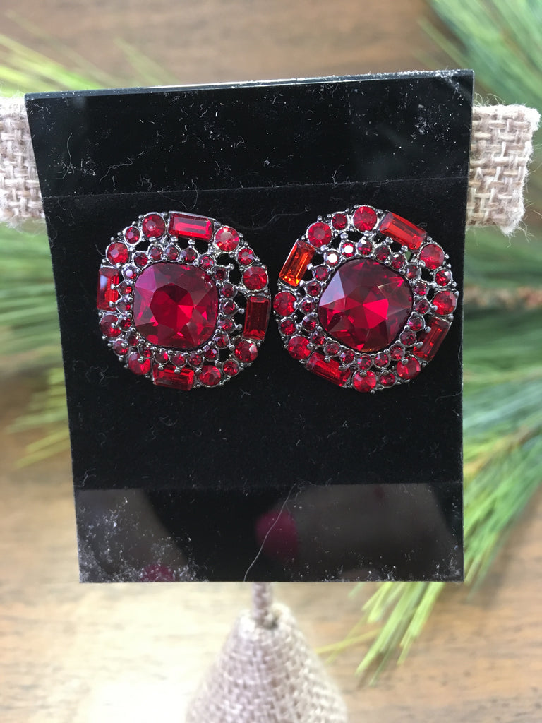 WHBM Red Earrings
