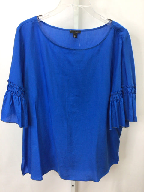 Ann Taylor Size Large Blue 3/4 Sleeve Top