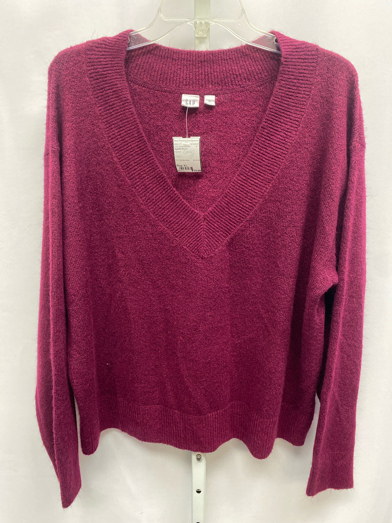 Gap Size XL Maroon Long Sleeve Sweater