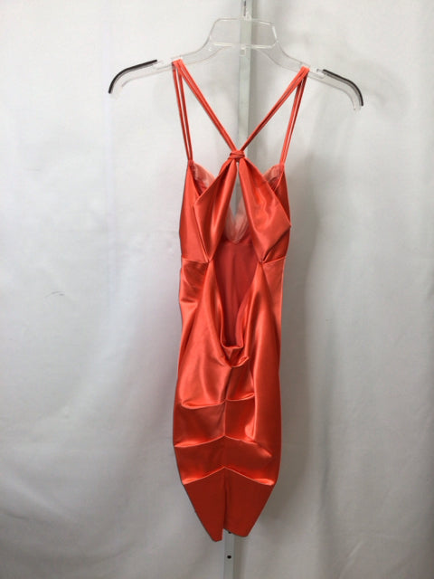 City Triangles Size 3/4 Orange Junior Dress