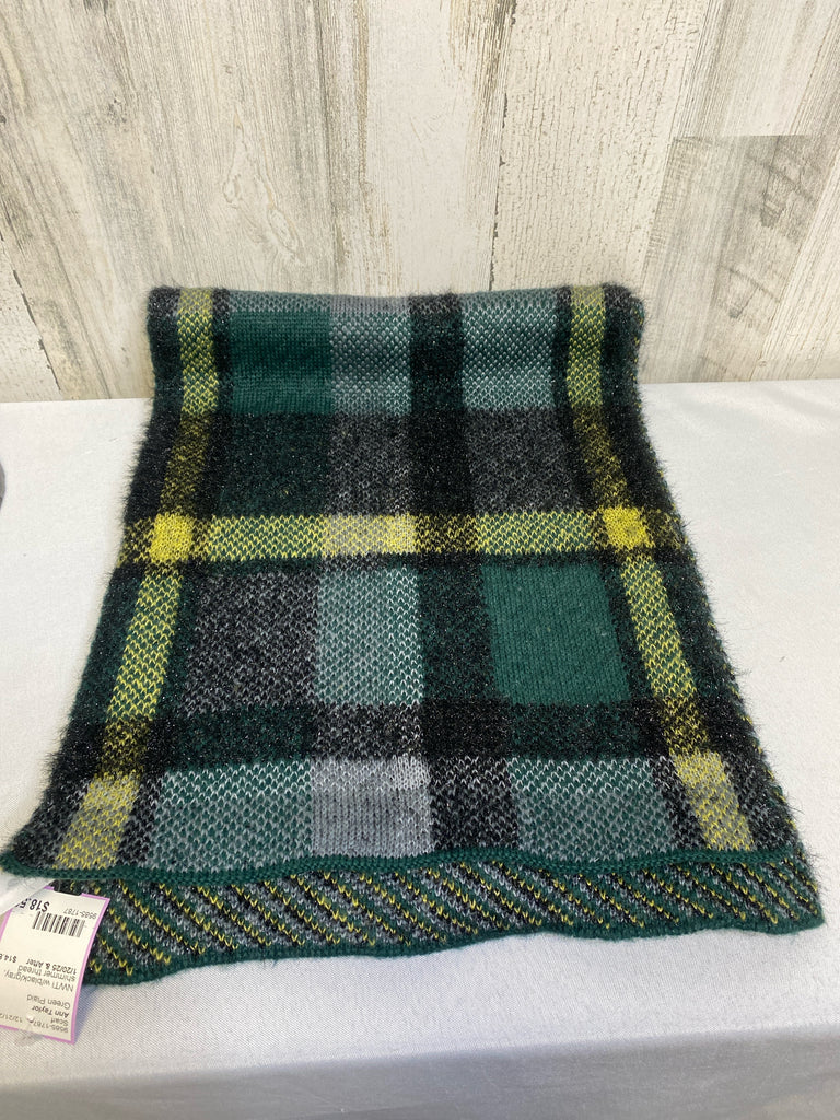 Ann Taylor Green Plaid Scarf