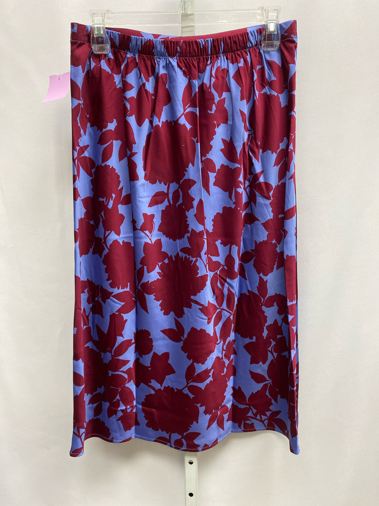 Size Small J.Crew Purple Print Skirt