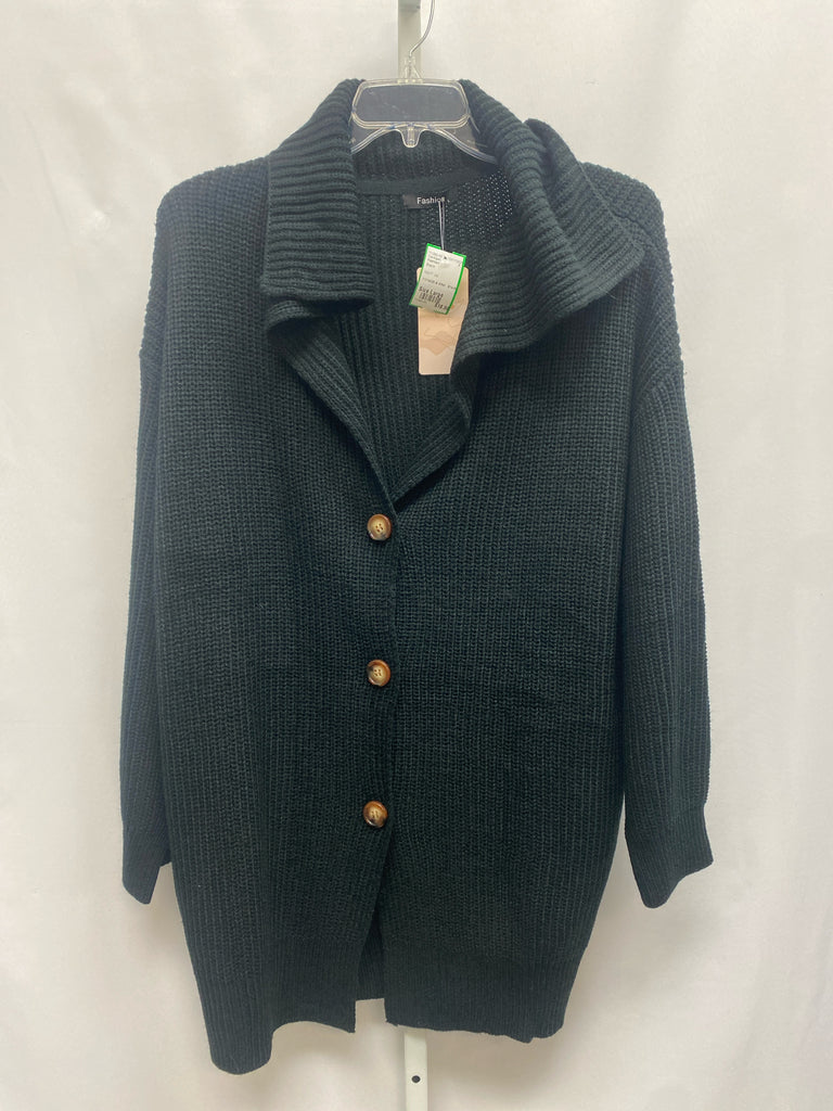 Fashion Size Large Black Cardigan