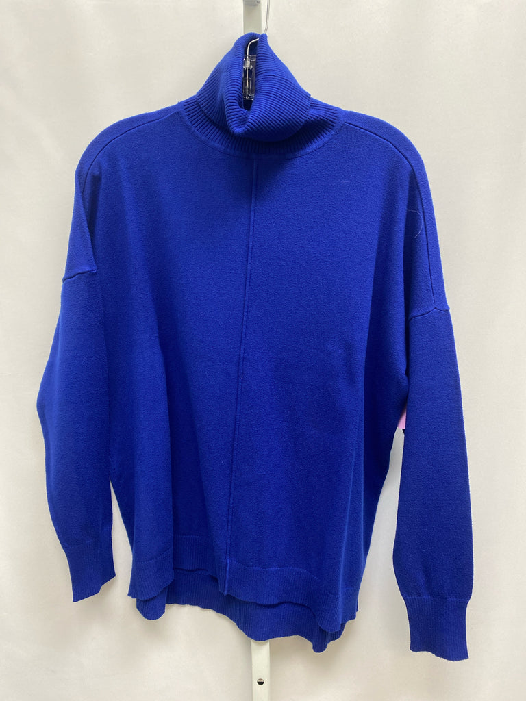 Zenana Size Large Blue Long Sleeve Top