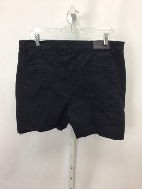 Karl Lagerfeld Size 16 Black Shorts