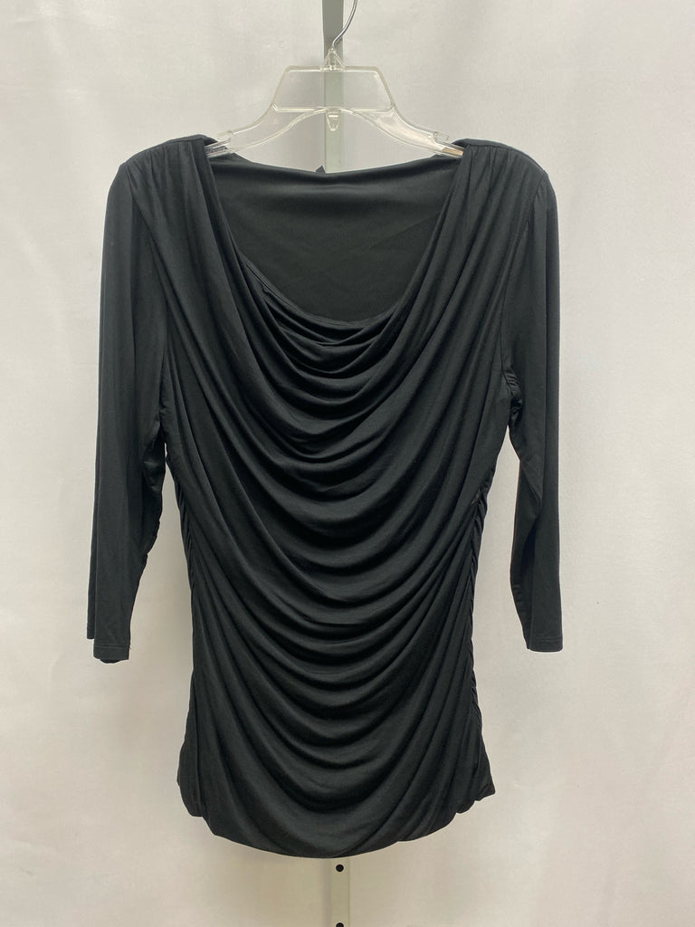 Maurices Size Medium Black 3/4 Sleeve Top