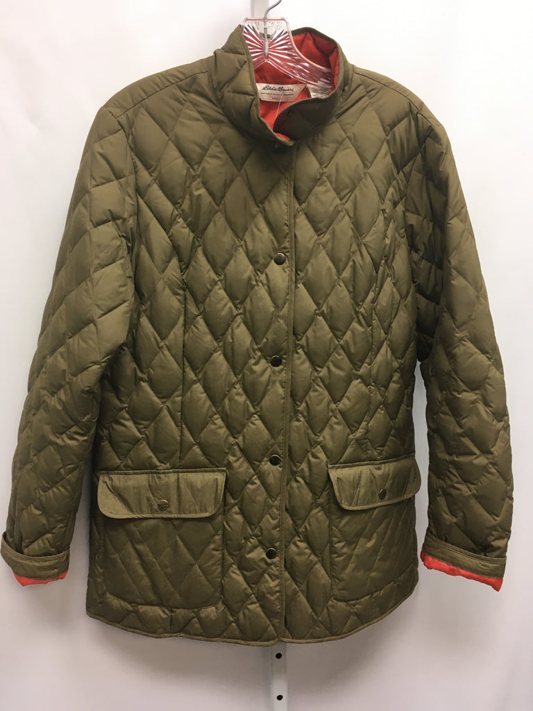 Eddie Bauer Size Large Olive Coat
