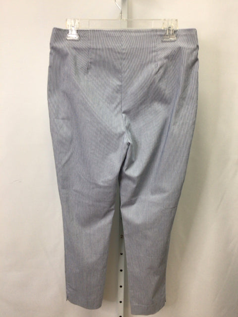 Chico's Size 6 White/blue Pants