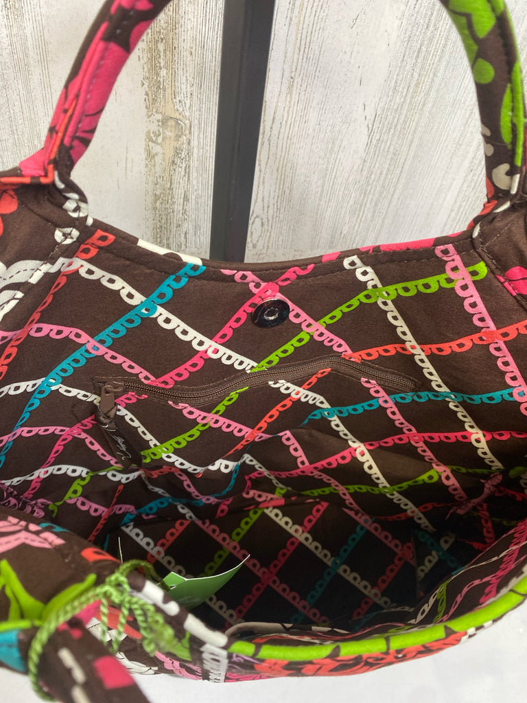 Vera Bradley Brown Floral Crossbody