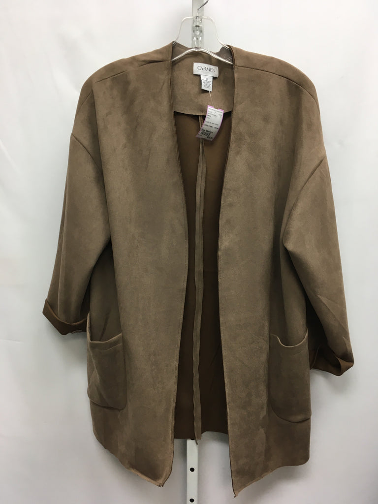 Carmen Size Medium Brown Jacket/Outerwear