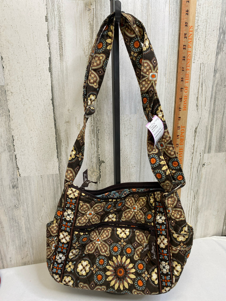 Vera Bradley Brown Floral Crossbody