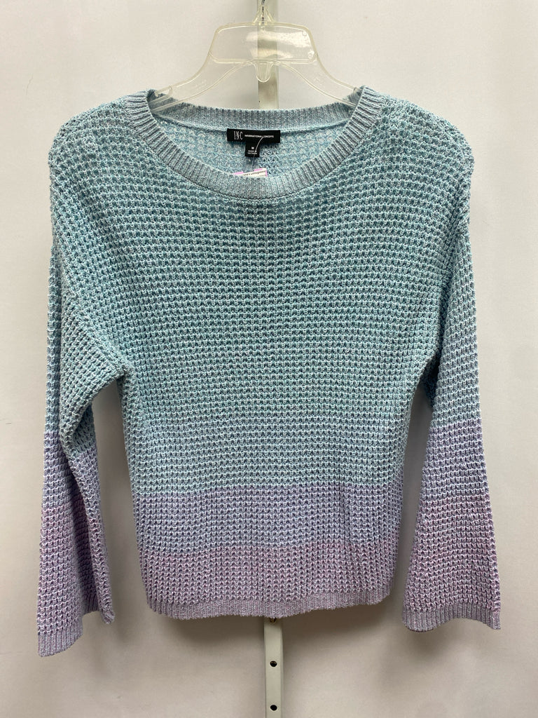 Inc Size Medium Lt Blue Long Sleeve Sweater