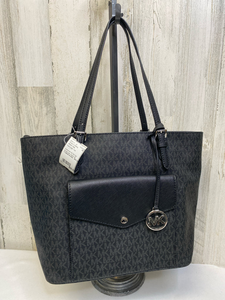 Michael Kors Black/Gray Designer Handbag