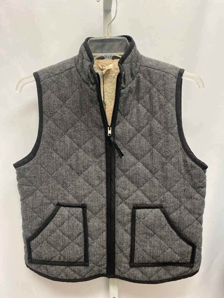 GILLI Size Medium Black/Gray Vest/Outerwear
