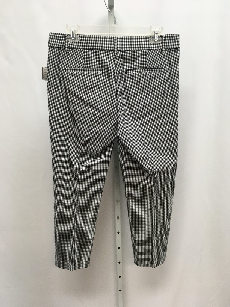LOFT Size 6 Black/White Pants