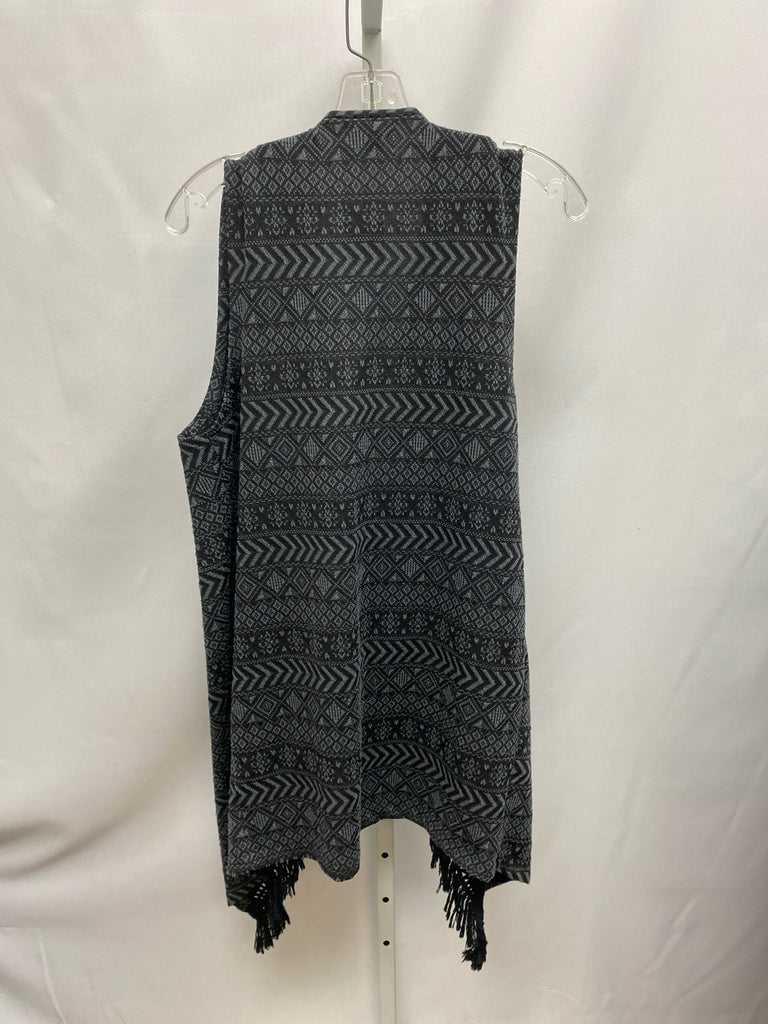 CC Size Medium Gray/Black Vest/Top