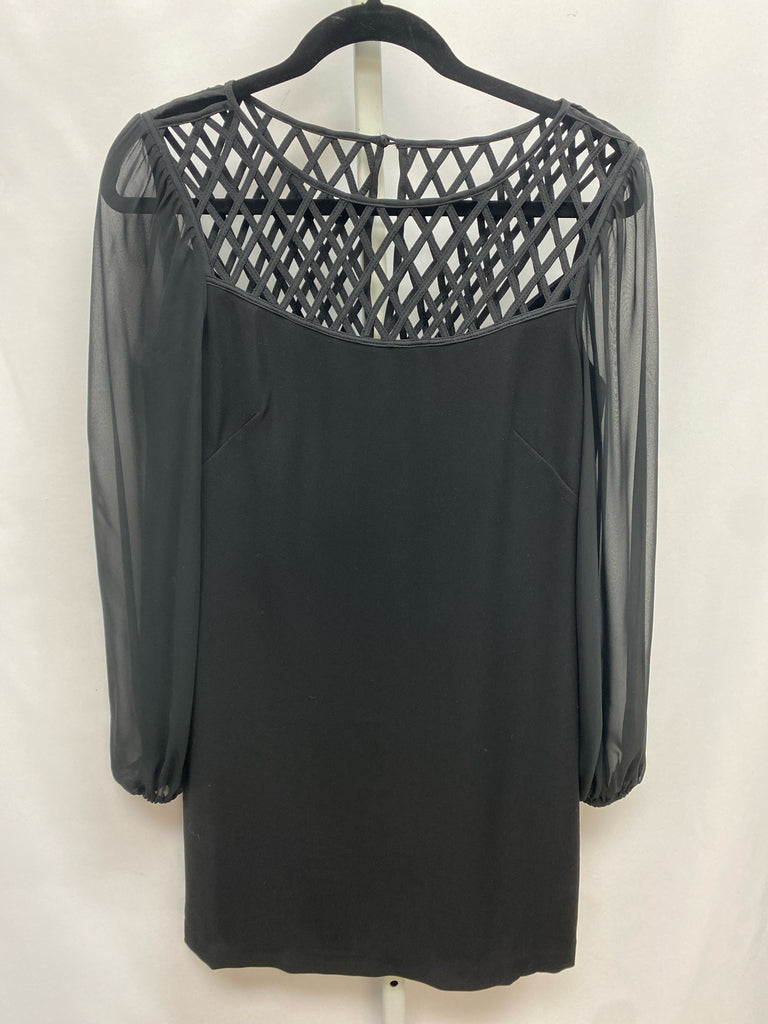 WHBM Size 4 Black Long Sleeve Dress