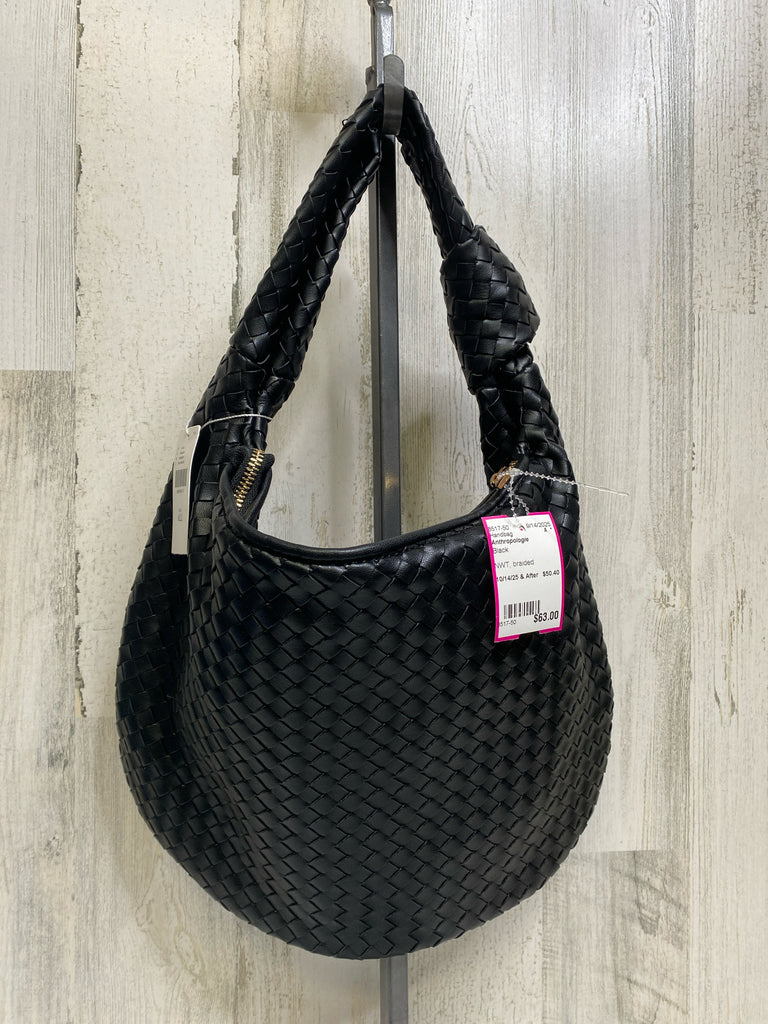 Anthropologie Black Handbag