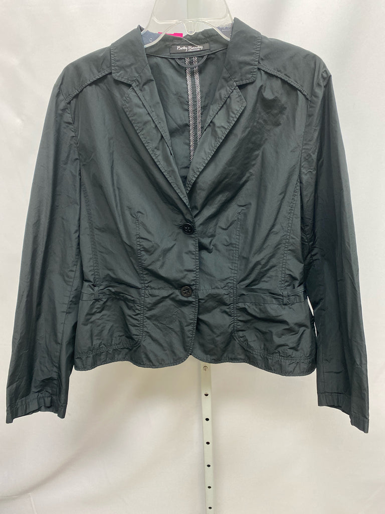 Size Large Betty Barclay Black Jacket/Outerwear