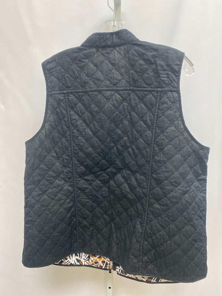 Alfred Dunner Size 18W Black Vest