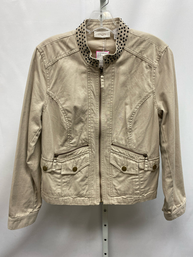 Chico's Size Chico's 0 (S) Tan Jacket/Top