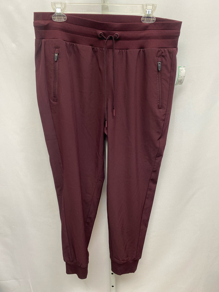 xersion Burgundy Athletic Pant