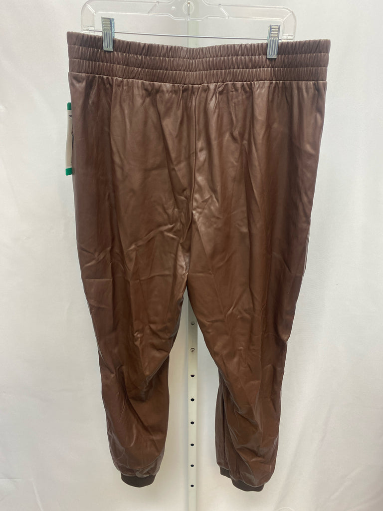 DKNY Size XL Brown Pants