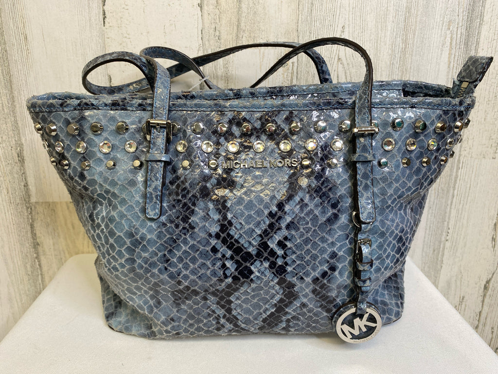 Michael Kors Blue Designer Handbag