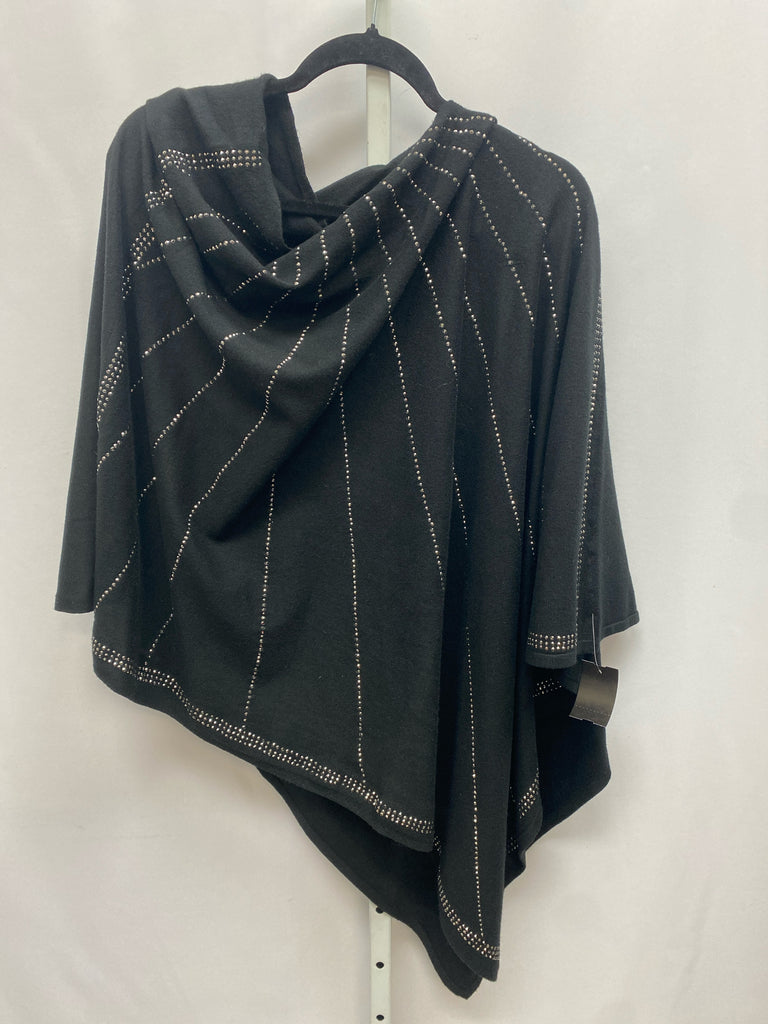 Size One Size black & bling Poncho