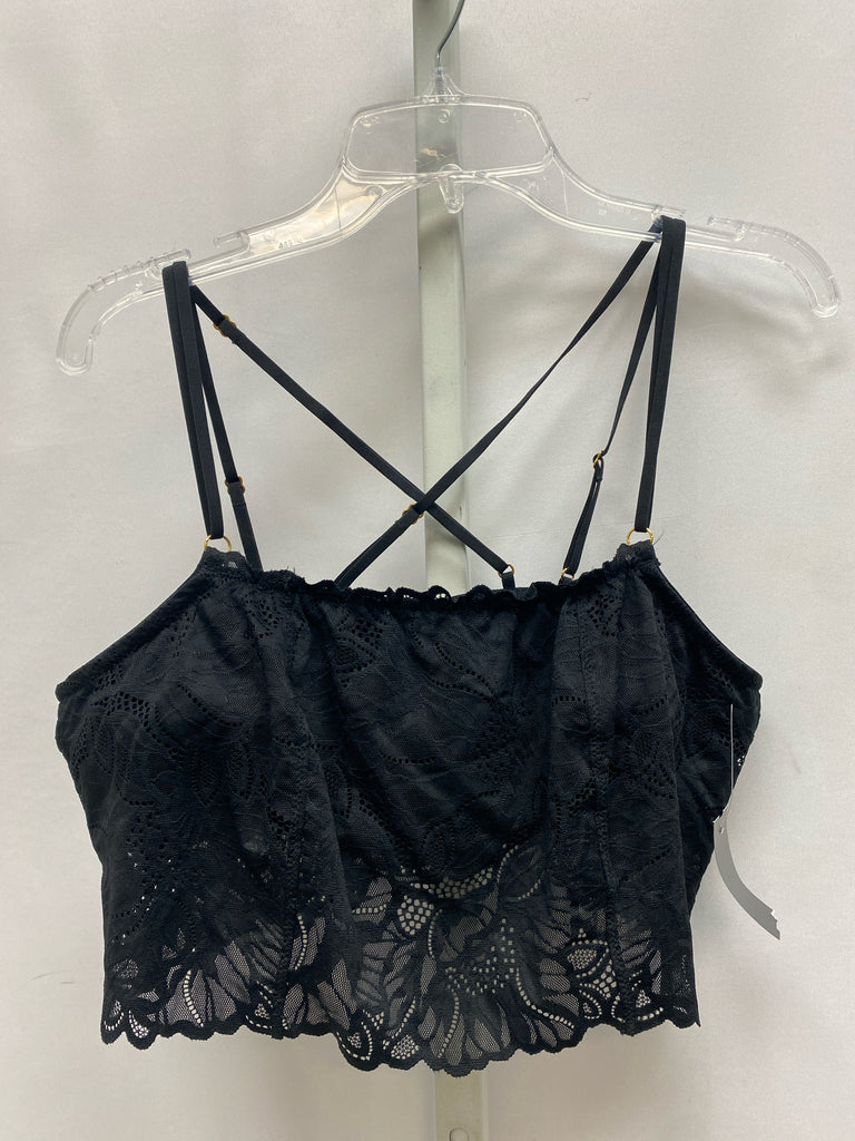 Aerie Size Large Black Bralette
