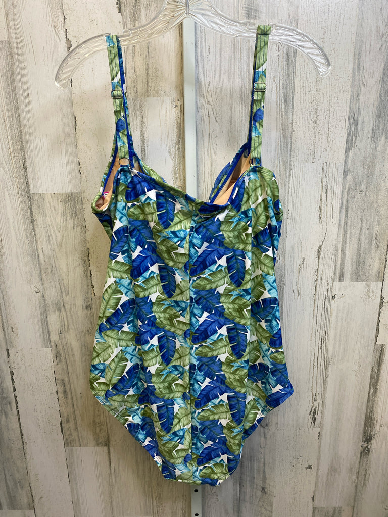 Size 18W Blue/green Swimsuit