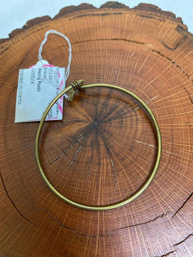 Waxing Poetic Goldtone Bracelet