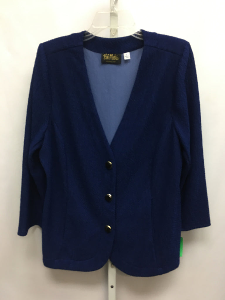 Bob Mackie Size Large Blue Cardigan