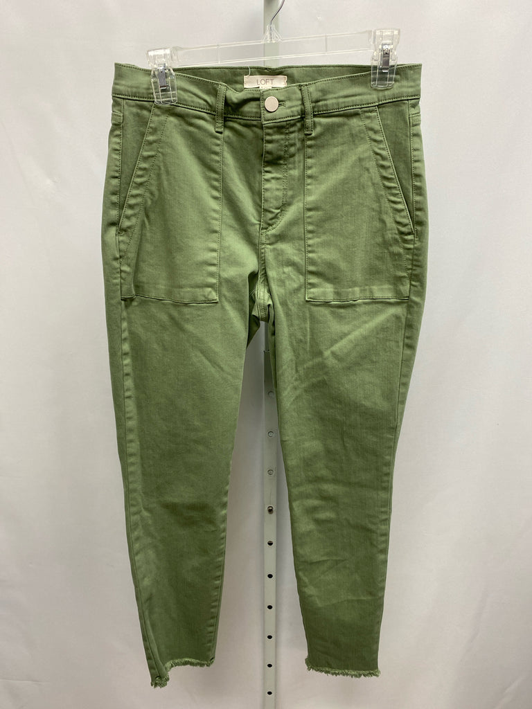 LOFT Size 6 Olive Pants