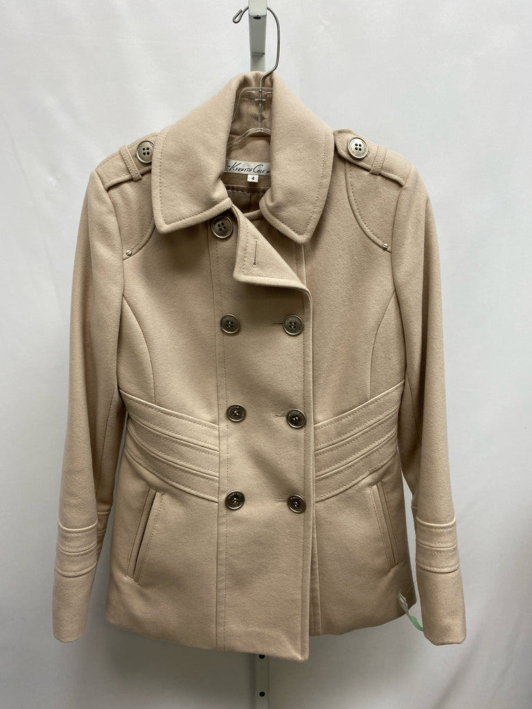 Size 4 Kenneth Cole Taupe Coat