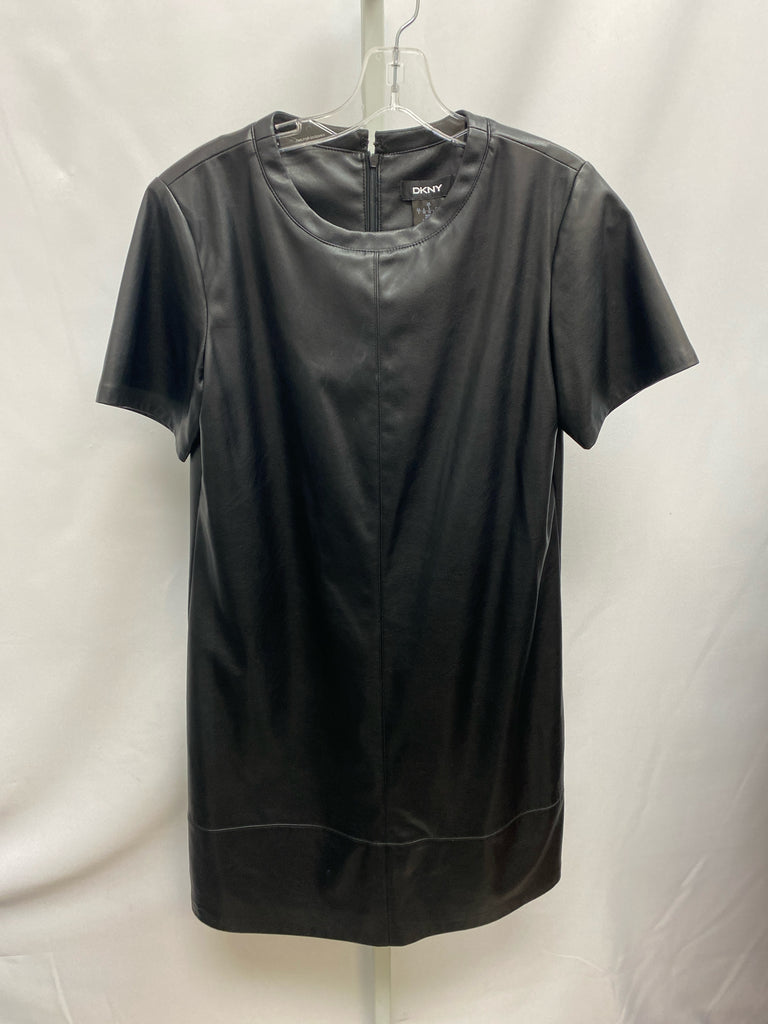 Size 2 DKNY Black Short Sleeve Dress