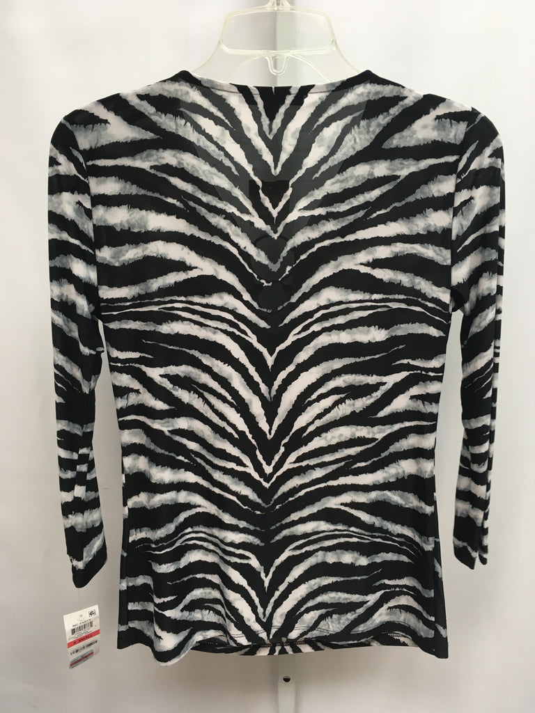 Inc Size XS Animal Print 3/4 Sleeve Top