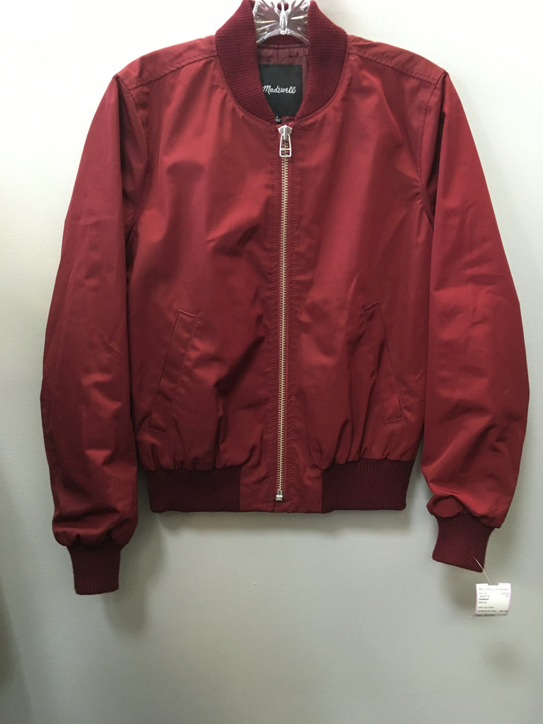 madewell Size Small Maroon Jacket/Top