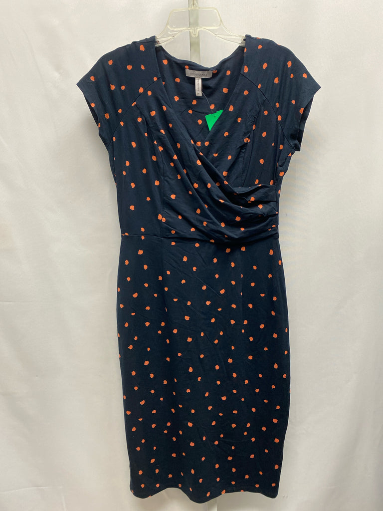 Bravissimo Size 14 Blue/Orange Sleeveless Dress
