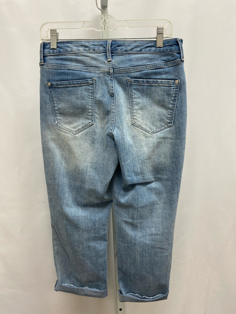 Nine West Size 6 Denim Crop/Capri