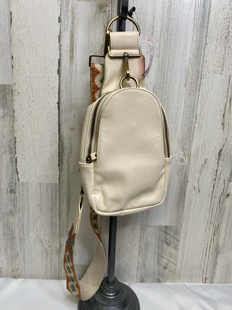 Anthropologie Cream Crossbody
