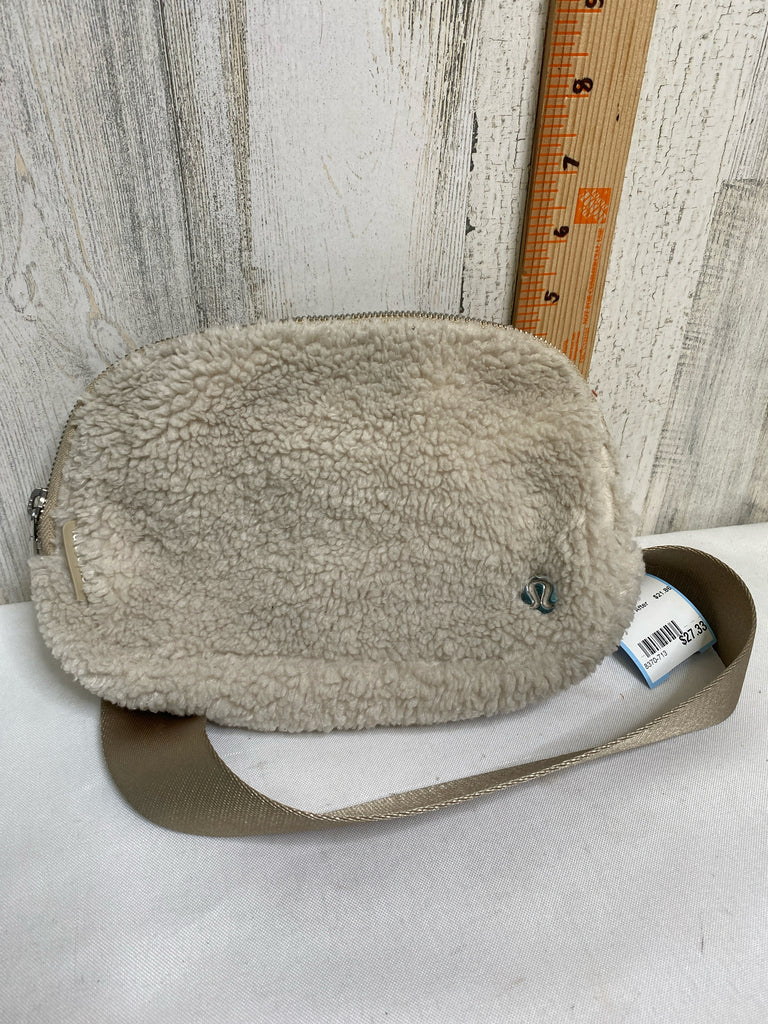 lululemon Cream Sling Bag